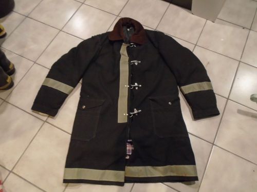 Globe Turnout Coat Bunker/Fire size40 Vintage NOS-NEW Mahwah Fire Dept no.4 NJ