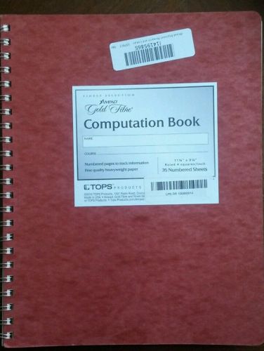 Ampad Computation Book, Quadrille Rule, 76 Sheets per Pad