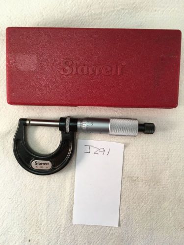 1 new starrett 0&#034;-1&#034; micrometer no. 436-1. usa made.  outside mic. {j291} for sale
