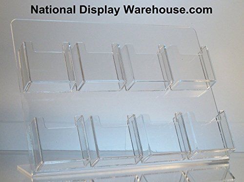 National Display Warehouse 8 Pocket Vertical Business Card Holder for