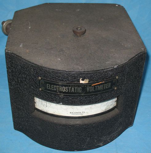 Sensitive Research Instrument Corp model ESH Electrostatic Voltmeter. Steampunk