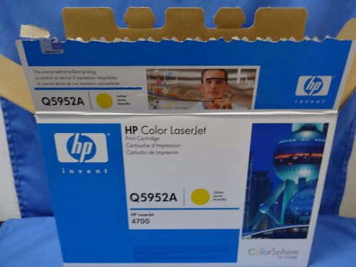 New GENUINE HP Q5952A LASERJET 4700 Yellow TONER CARTRIDGE~OPEN BOX