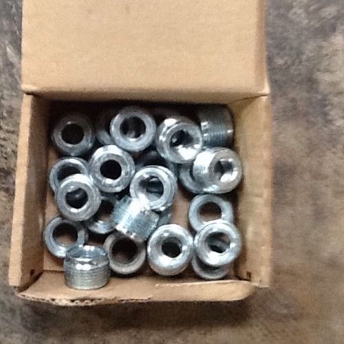 Conduit hub reducer 1&#034; to 1/2&#034; rigid conduit lot of 39 for sale