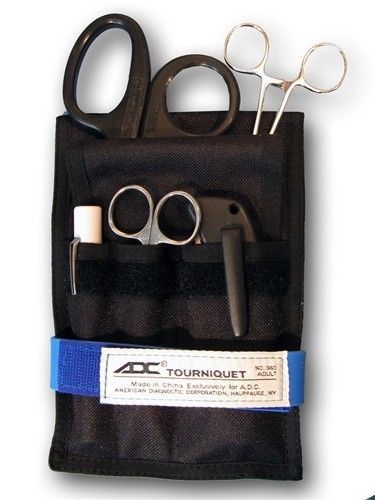 ADC EMT &amp; EMS RESPONDER HOLSTER &amp; INSTRUMENT SET FROM ADC  #104BKE