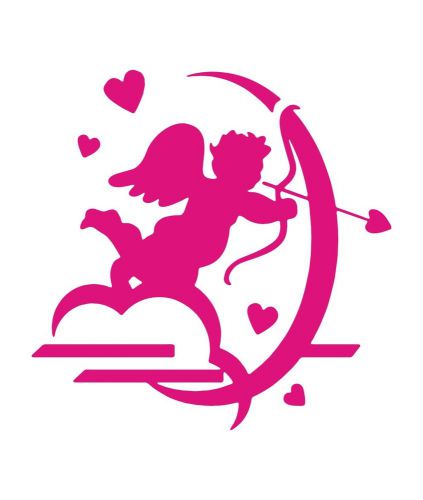 Cute Little Cupid Car Window Truck / Van Tempo Sticker Vinyl Decals -1773