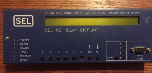 Schweitzer Engineering SEL-RD Relay Display RD0000 Power Supply +5 VDC