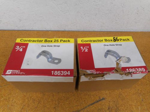 Spro connex 186394 3/4&#034; 25 one hole straps &amp; 186389 1/2&#034; 56 one hole straps for sale