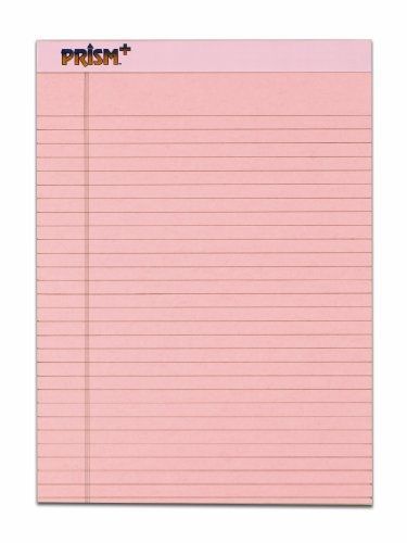 Tops TOPS Prism Plus 100% Recycled Legal Pad, 8-1/2 x 11-3/4 Inches, Perforated,
