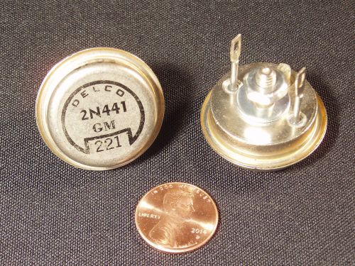 Tested &amp; Guaranteed! Qty 2: 2N441 Germanium Power Transistor Delco GM NOS Xlnt