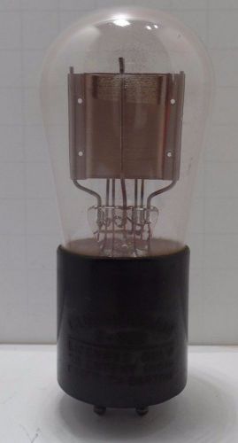 Vintage Cunningham Engraved Base Globe C-300 Vacuum Tube Good Filament