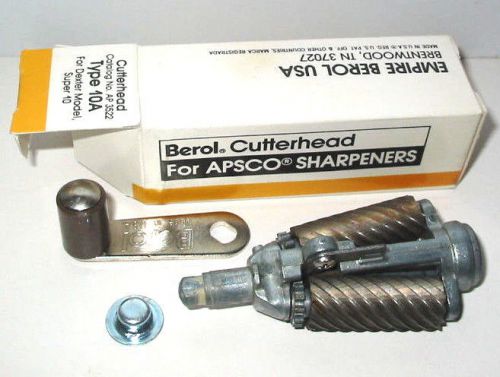 Berol Cutterhead APSCO PENCIL SHARPENERS AP 3522 Type 10A Dexter Model Super 10