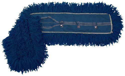 Wilen C015036, Twister Loop Polyester Back Dust Mop, 36&#034; Length x 5&#034; Width, Blue
