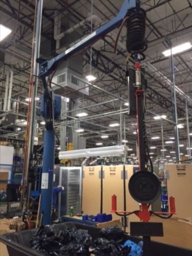 Gorbel hoist with pneumatic lifting arm for sale