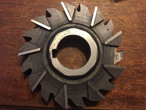 Staggered Tooth Milling HSS Cutter 4&#034; x 31/64&#034; x 1-1/4&#034;