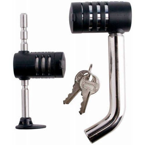 Master lock 2848dat key alike set with receiver and coupler latch locks, 2-piece for sale
