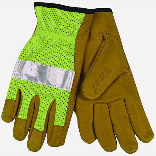 Kinco Gloves 908 - Pigskin Mesh Back Gloves - Palomino