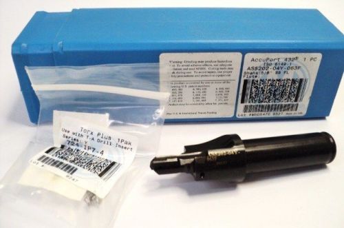 Accuport 432 as5202-04y-063f holder contour cutter drill 5/8&#034; .625&#034; 15.87mm new for sale