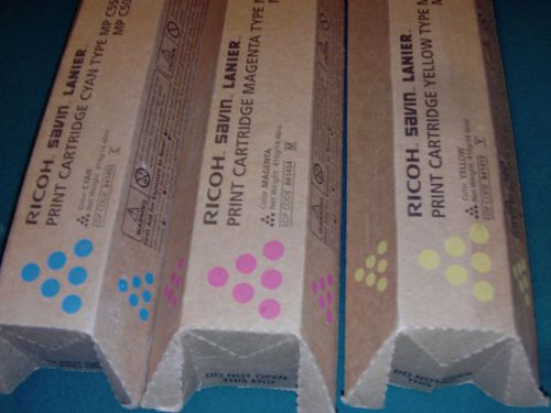 Ricoh Savin Lanier 3 Print Cartridges MD / C5501 / C9155 / LD655C / C5000 Toner