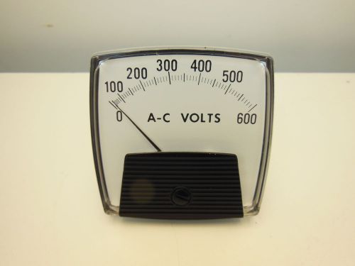 Yew 250344sjsj 600v vac a-c volt gauge panel meter for sale