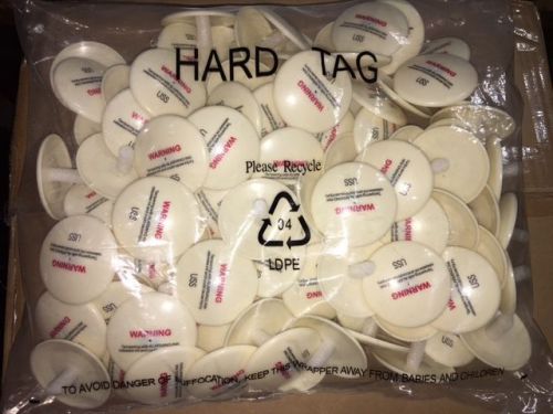 New 100 pcs. uss hawkeye security sensor pin tags or shields for sale