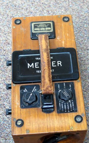 Vintage Megger Series 1 Hand Crank Insulation Tester