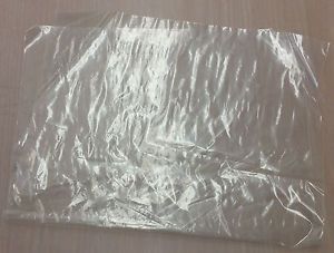 100 Clear 12X18 Inches Poly Bags 1.25 Mil Plastic Flat Open Top with Vent Holes
