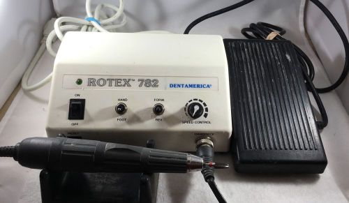 Dental lab handpiece, dentamerica rotex 782 compact electric, lot nw for sale
