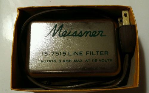 Vintage Meissner Line Filter 15-7515
