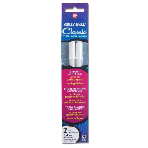 Gelly Roll Gel-Ink Pen medium-point white 1-Pack