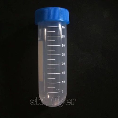 5pcs x 50ml Screw Round Bottom Centrifuge Tube with a Scale EP Tube Lab Supplies