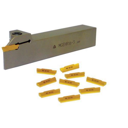 Korloy mg4 mg4 grv set 16-3w/pc5300 carbide inserts for sale