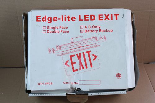Edge-lite led lighted exit sign emergency exit for sale