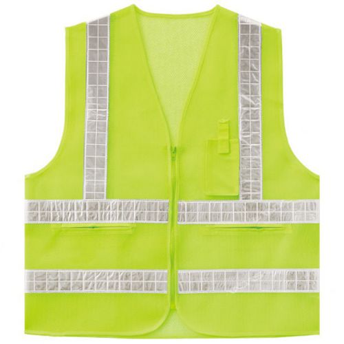 Landas Visibility Reflective Safety Vest Security Gear Stripes Jacket Night Work