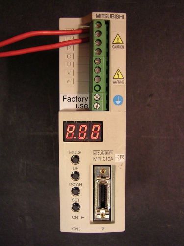 MITSUBISHI 1PH/100W200-230V CE/UL MR-C10A-UE MRC10AUE  AC SERVO DRIVE