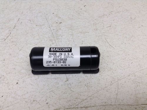 Mallory psu3030 capacitor 30-36 mfd 330 vac 235-0133-02 for sale