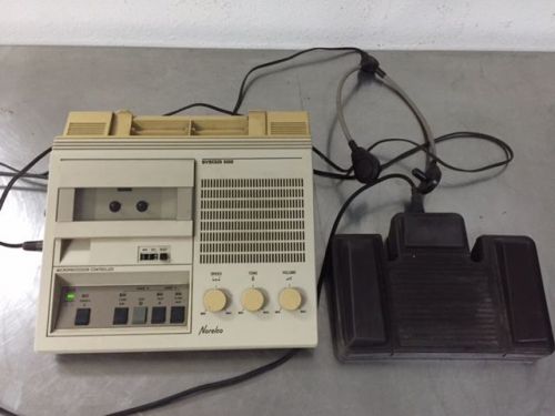 NORELCO Philips SYSTEM 500 (505) Minicassette Transcriber Machine w/ pedal