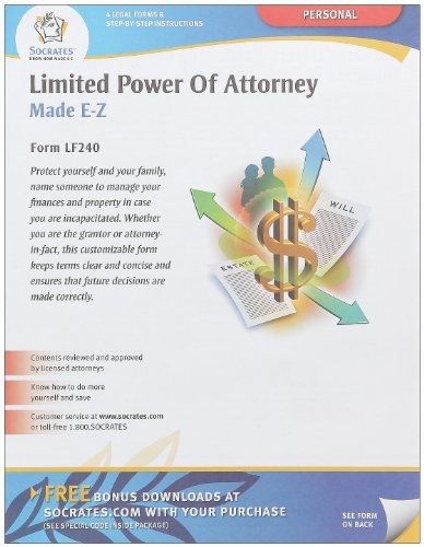Adams Limited Power of Attorney Form, 8.5 x 11 Inch, White (LF240)