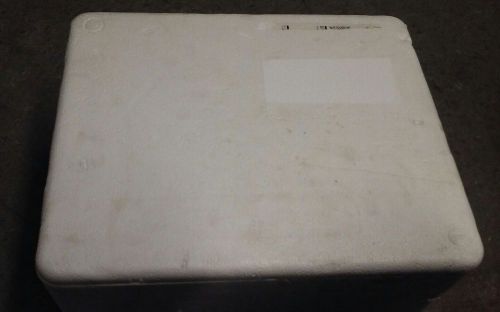 INSULATED STYROFOAM SHIPPING BOX COOLER CONTAINER 13 1/2 x 10 1/2 x 8 3/4 STK #9