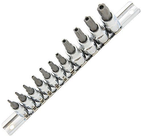 Anytime tools 11 pc 5-point star torx tamper proof security bit socket set for sale
