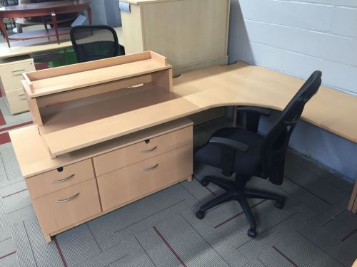 Steelcase u-shaped desk for sale