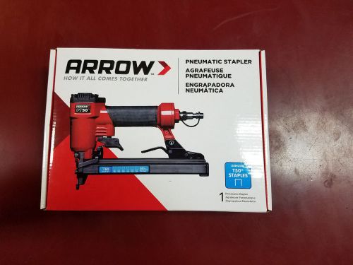 Arrow fastener pt50 pneumatic 1/4- inch staple gun kit for sale