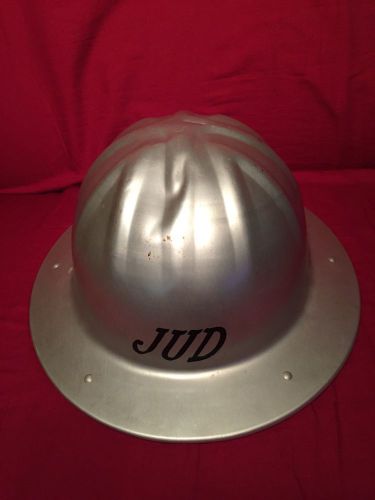 B.F. Mcdonald Aluminum Hard Hat Safety Helmet w/Inner Strap