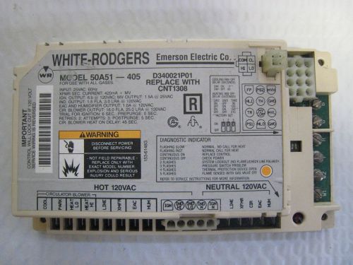 Trane White Rodgers 50A51-405 D340021P01 CNT1308 Furnace Ignition Control Board