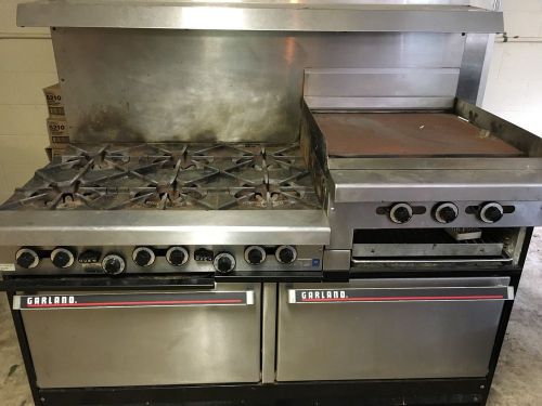 Garland Oven 6 burner 2 ovens with Grill