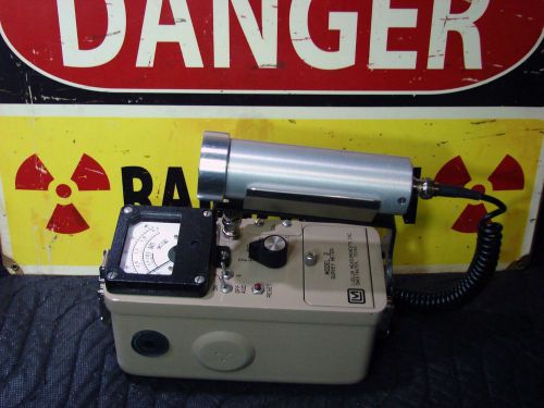 Ludlum 2 &amp; 44-7 probe Survey Meter Radiation Detector Geiger Counter A,B,G,X