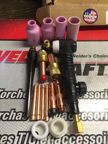 Weldcraft 17fv tig head with startup package for sale