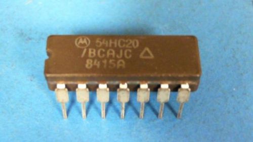 2-PCS IC 54HC20/BCAJC MOT 54HC20 54HC20BCAJC