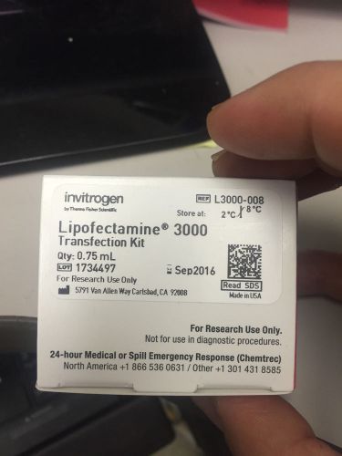 lipofectamine 3000 transfection kit .75ml
