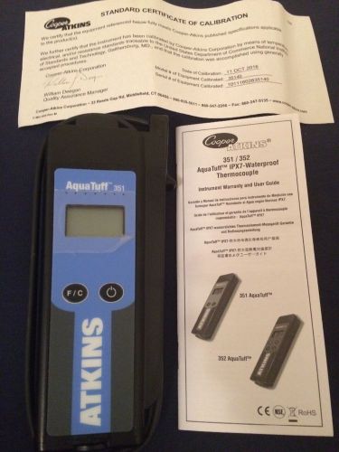 Thermometer digital cooper-atkins 35132 aqua tuff -100-500f thermocouple 81158 for sale