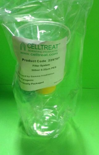 Celltreat Filter System 500 Ml, Pes 0,22 Um, 229707, Case Of 12, New
